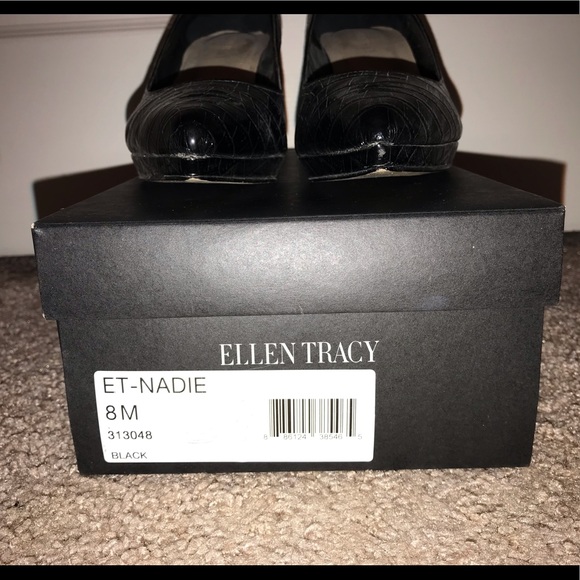 Ellen Tracy Nadie Platform High Heel in Snakeskin - Picture 3 of 6